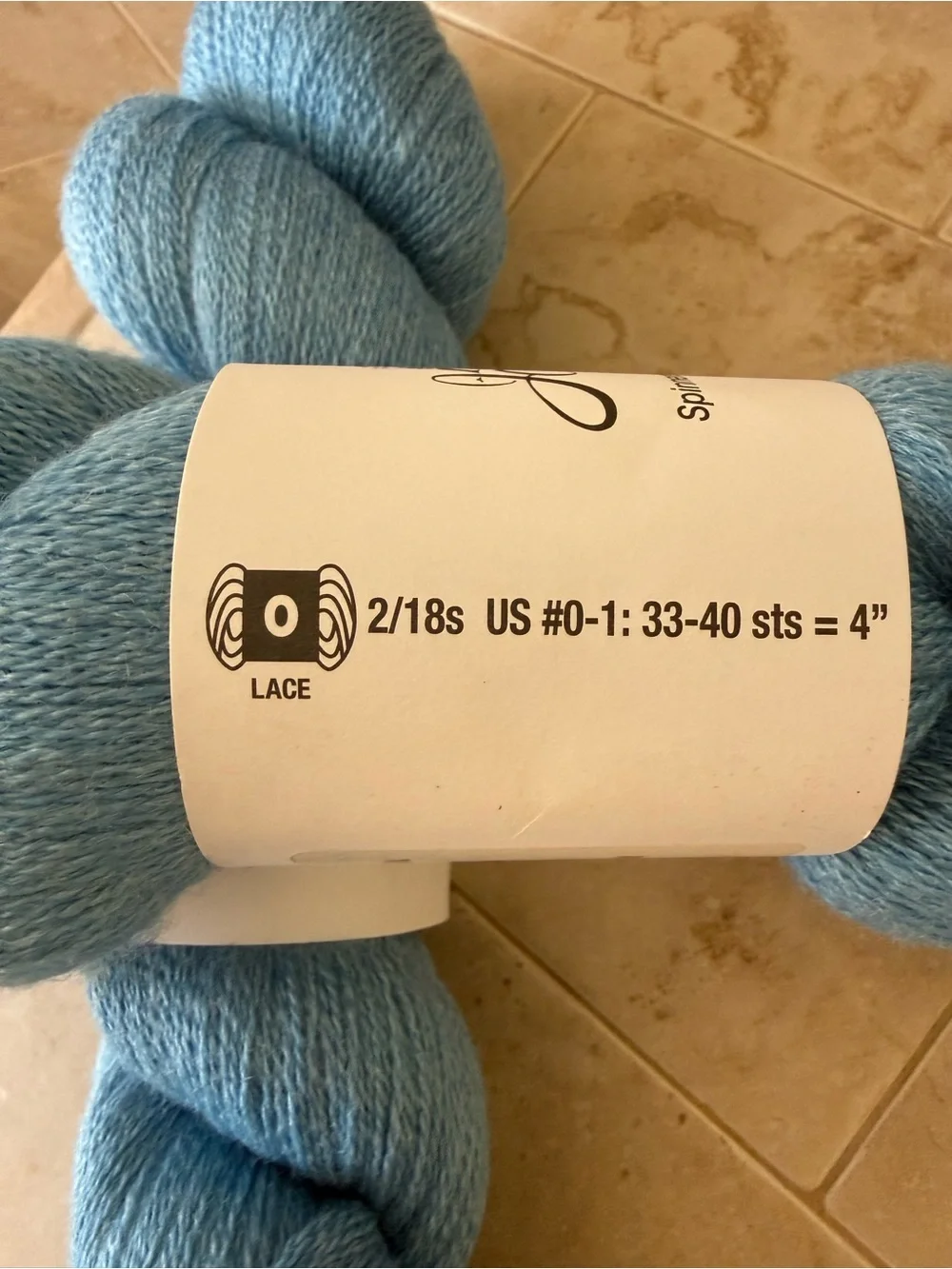 Jagger Spun Wool/Silk Blend Yarn -2 Skeins of Aegean Blue